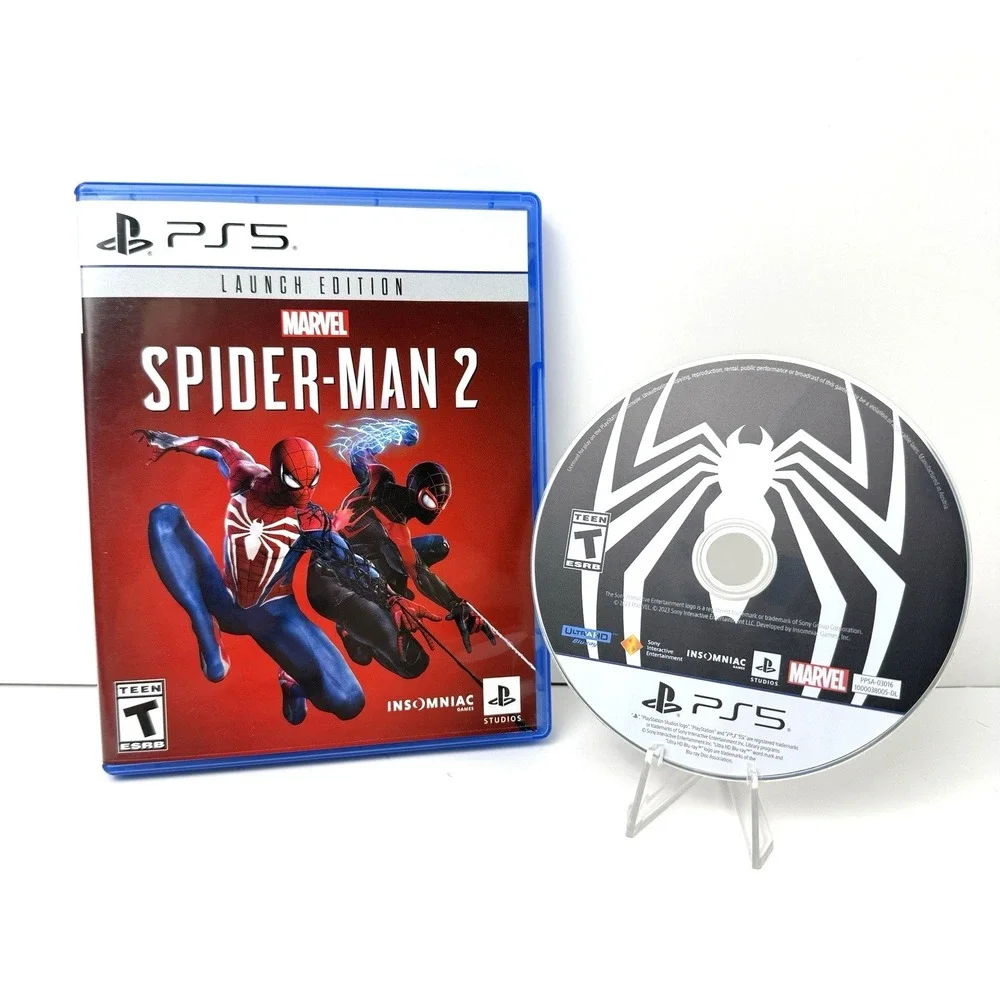 Marvel Spiderman 2 [Launch Edition] (Playstation 5, 2023) PS5 Tested Working
